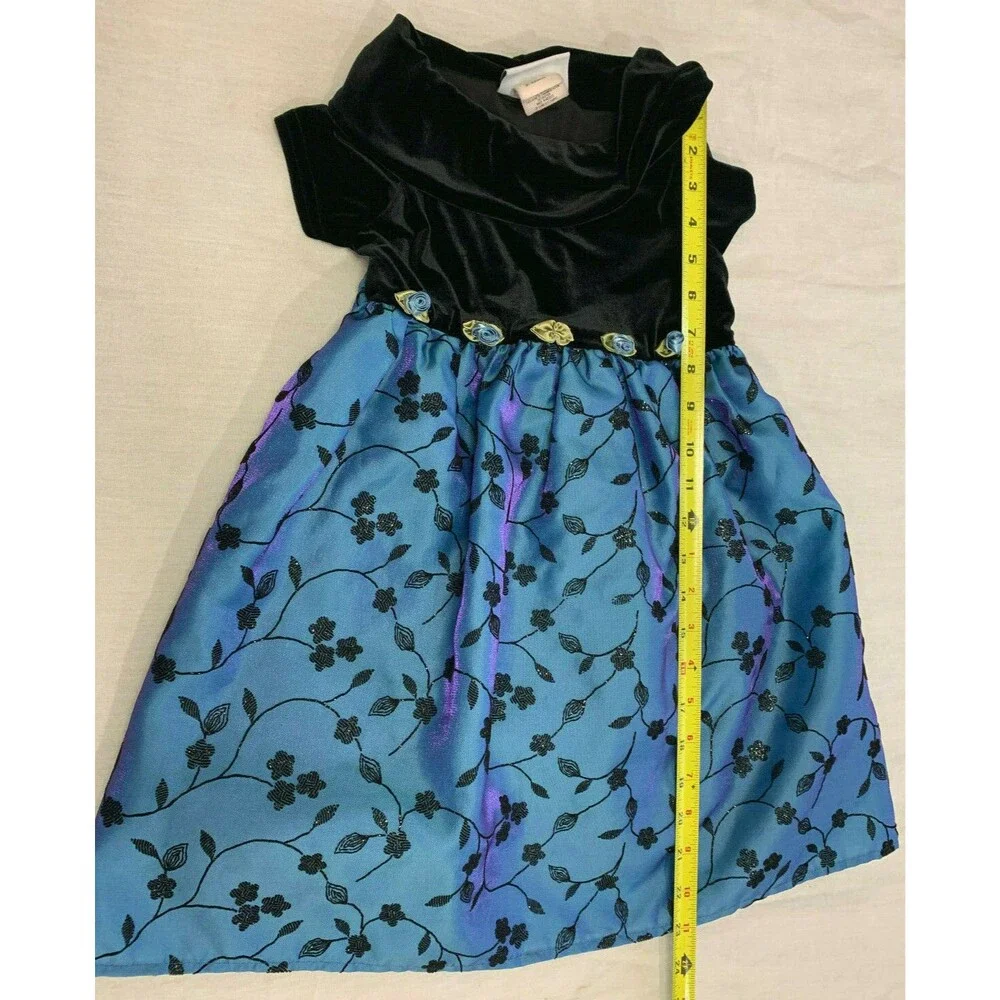 SPEECHLESS GIRLS VELOUR DRESS SIZE 5